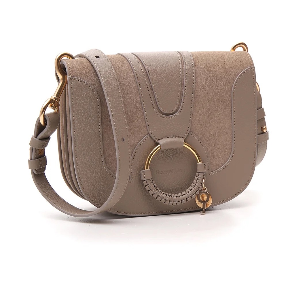 SEE BY CHLOE TAUPE HANA BAG - Picture 1 of 8